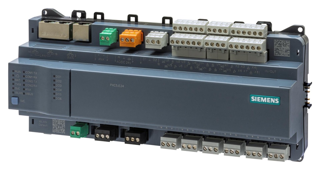 PXC5.E24  Automations Station for 24 I/O (+ up to 56 TX I/O) , BACnet/IP